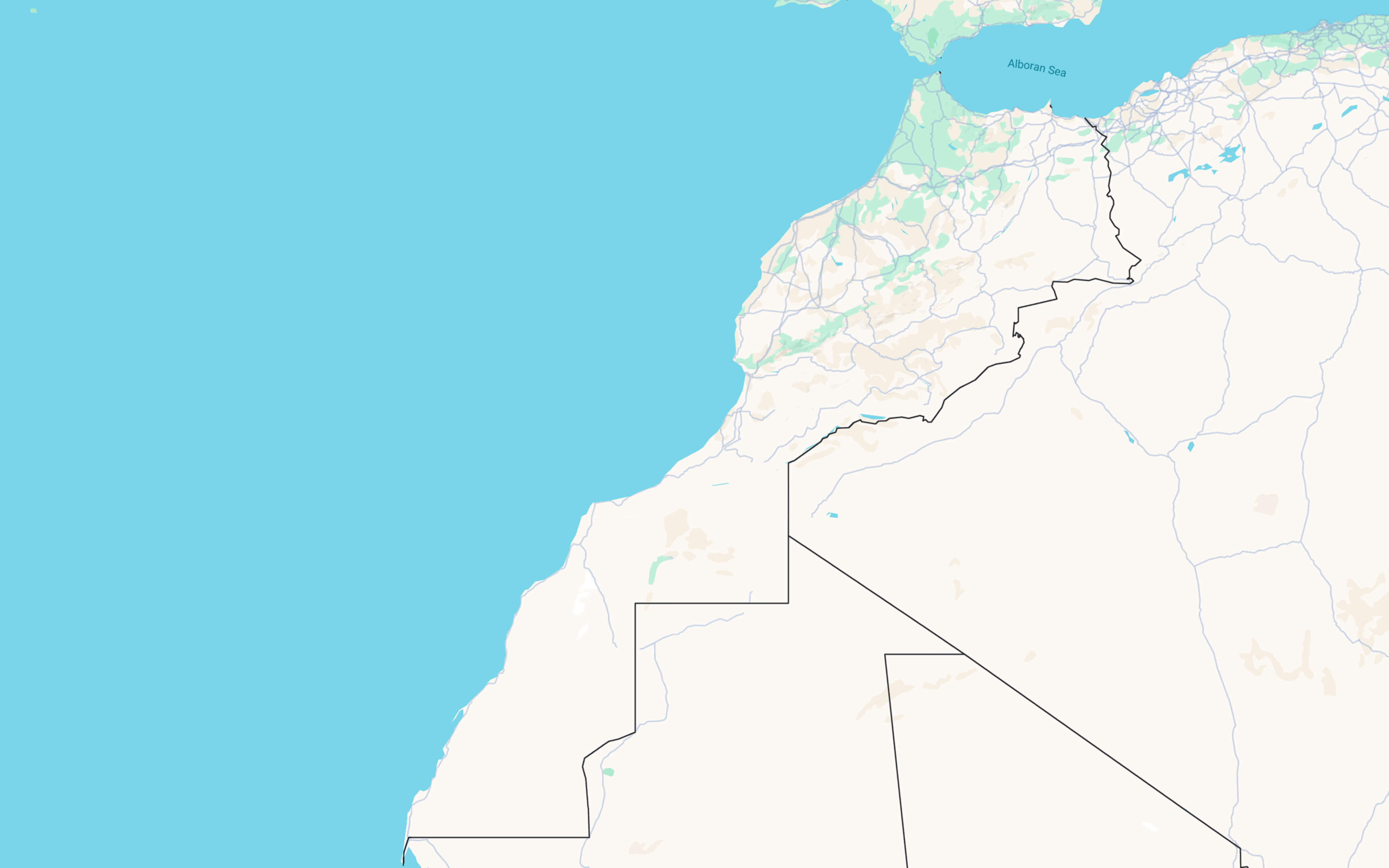 Carte du Maroc