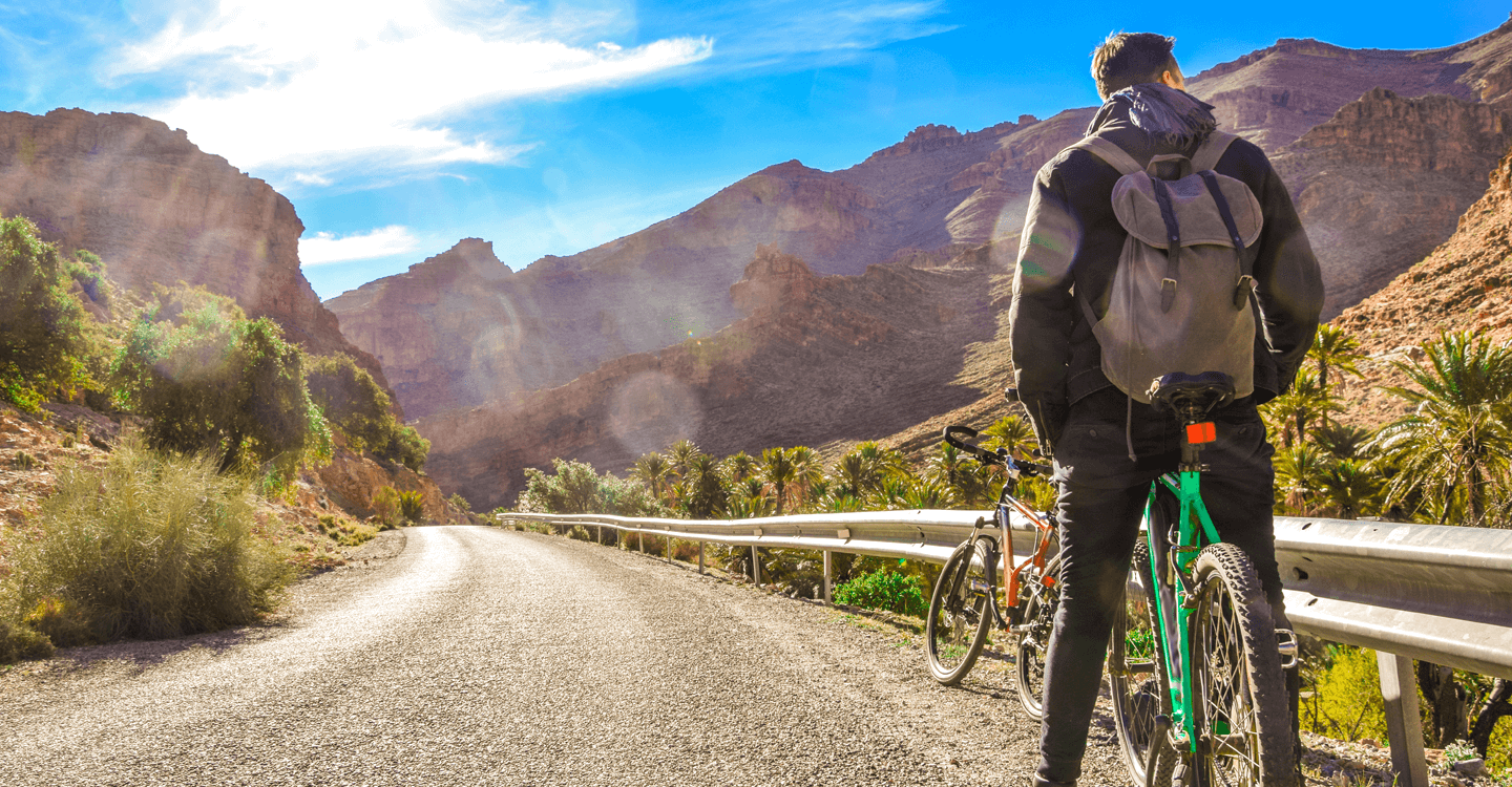Visiter la région de Tafraout à vélo