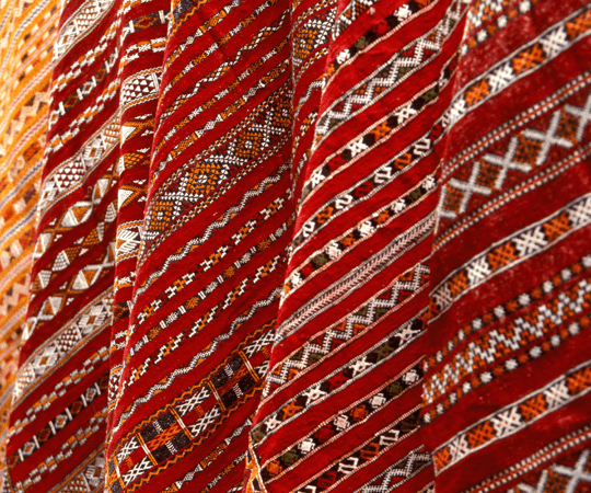 الزرابي الأمازيغية من صوف الأغنام