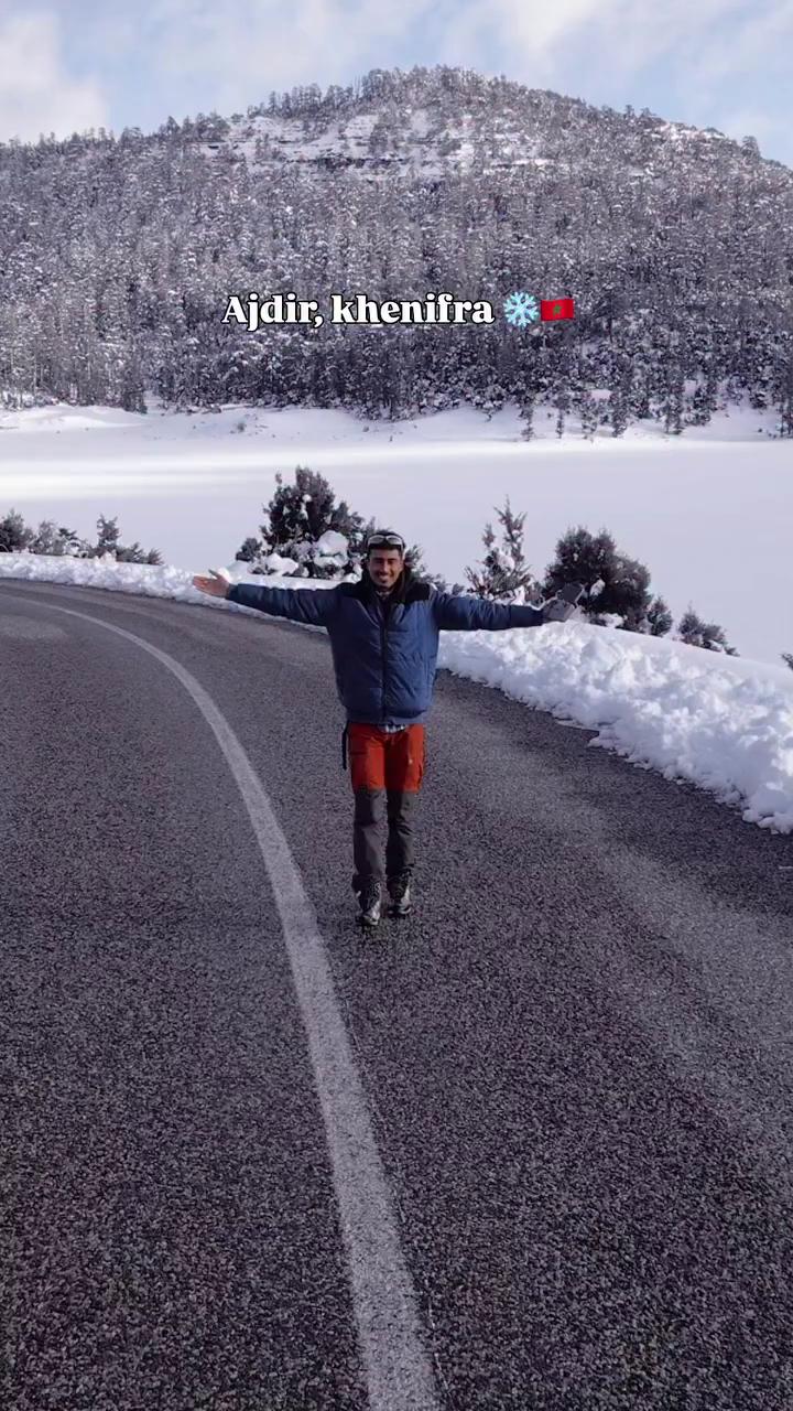 إلا كنتو كتقلبو على فين دوزو عطلة نهاية الأسبوع ❄️ أجدير فخنيفرة كتخل...